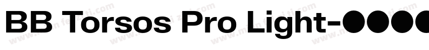 BB Torsos Pro Light字体转换